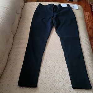 Jessica Simpson High Rise Skinny Jeans Sz 6 Black Denim Wash
